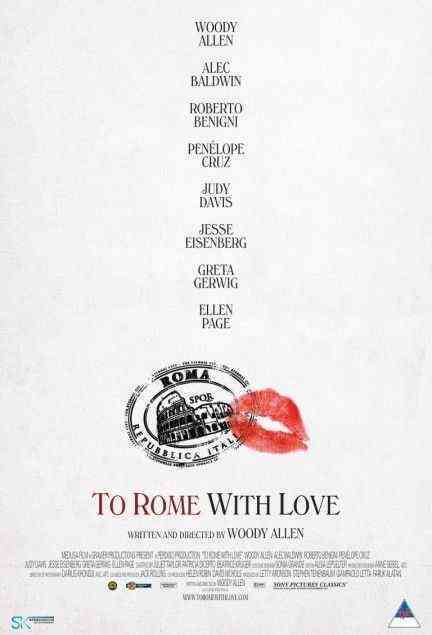 To Rome with Love poster