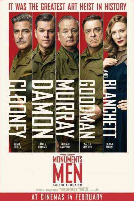 Monuments Men, The poster