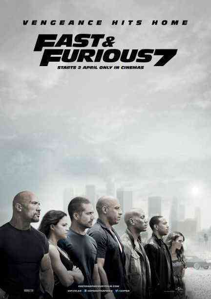 Fast & Furious 7 poster