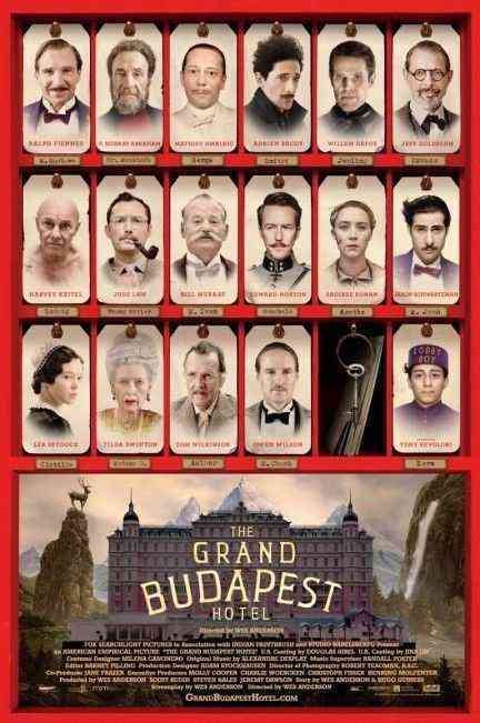 Grand Budapest Hotel, The poster