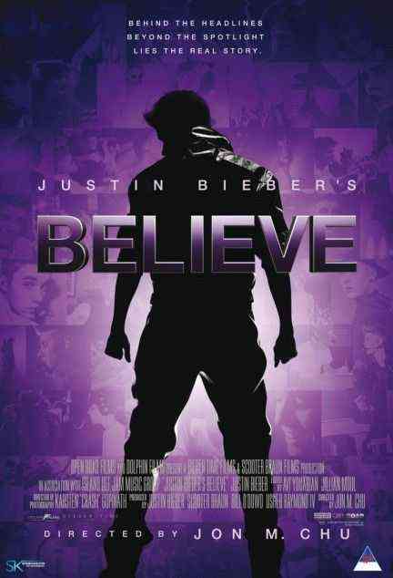 Justin Bieber’s Believe poster