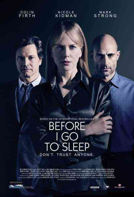 Before I Go to Sleep poster