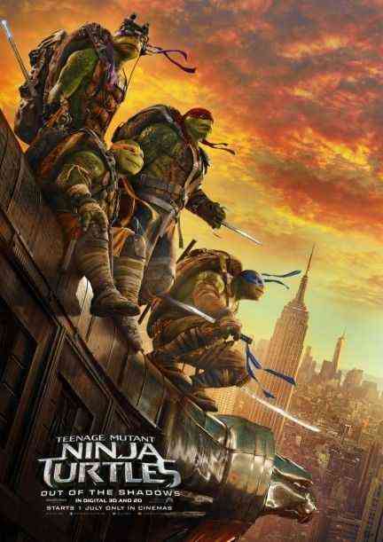 Teenage Mutant Ninja Turtles: Out of the Shadows poster