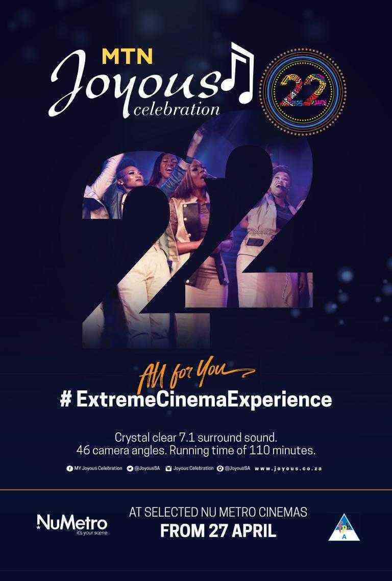 MTN Joyous Celebration 22: All for You #ExtremeCinemaExperience poster