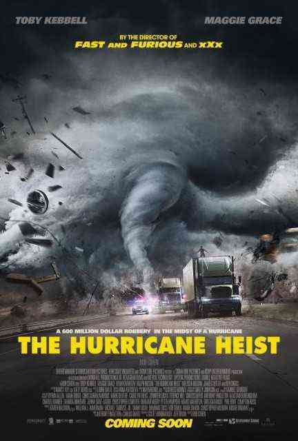 Hurricane Heist, The poster