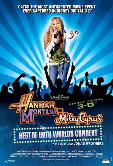 Hannah Montana and Miley Cyrus: Best of Both Worlds Concert poster