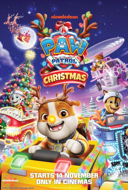 A Paw Patrol Christmas poster