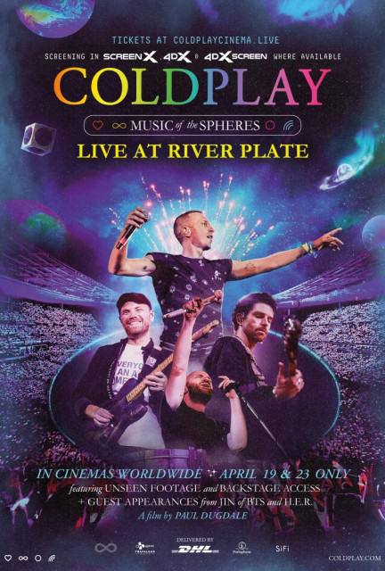 Coldplay - Live At River Plate 4DX poster