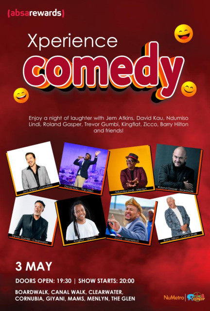 Xperience Stand Up Comedy with Absa poster