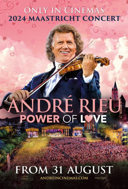 André Rieu’s 2024 Maastricht: Power of Love poster