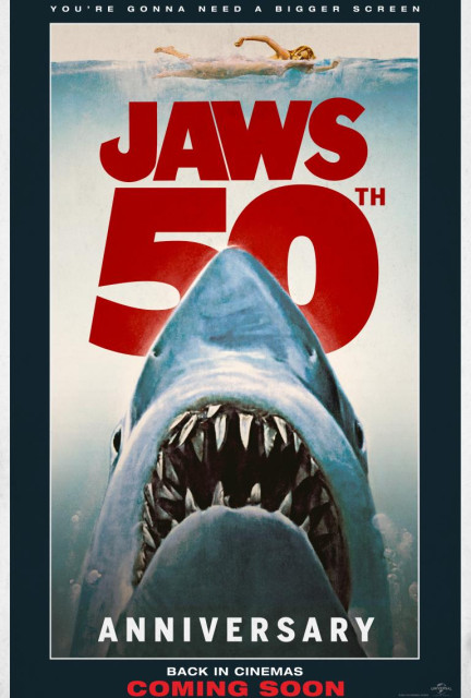 Jaws (50th Anniversary Re-Release) poster