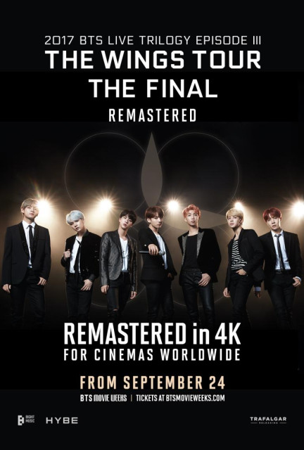 BTS 2017 THE WINGS TOUR THE FINAL Remastered poster