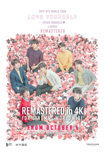 BTS 2019 ’SPEAK YOURSELF’ LONDON Remastered poster