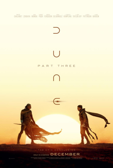Dune: Part Three poster