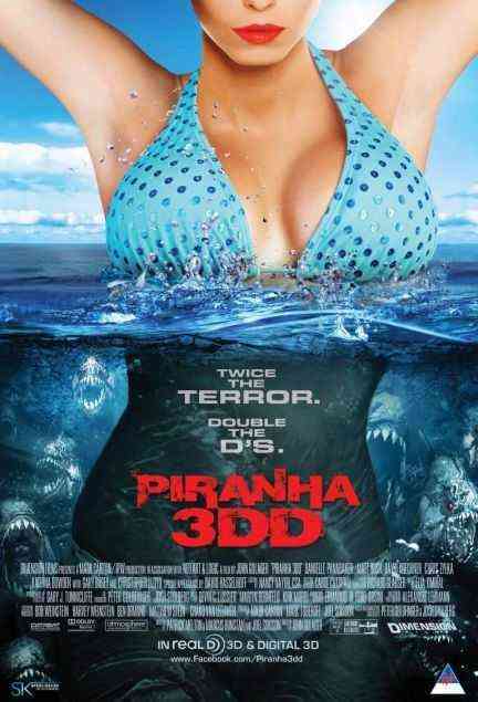 Piranha 3DD poster